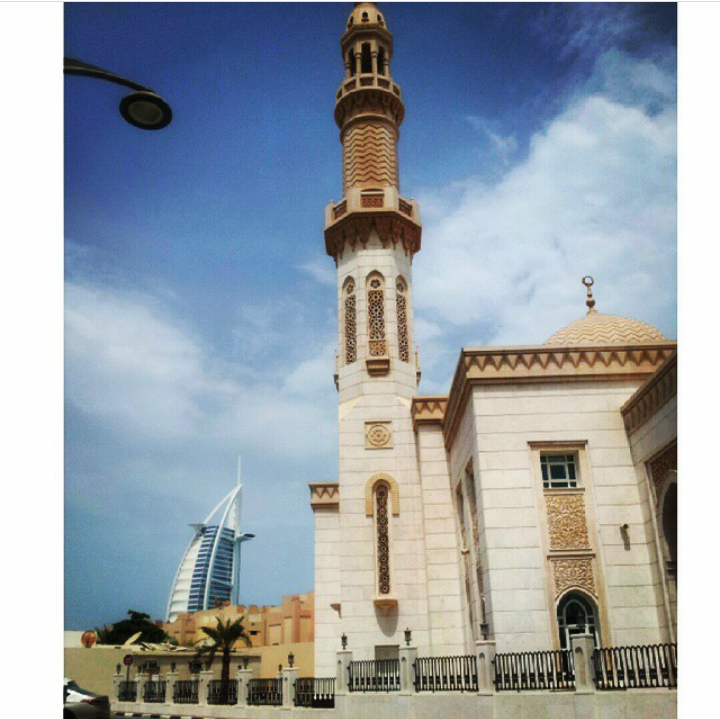 MorePlanesThanTrains Dubai Mosque and Bur Al Arab